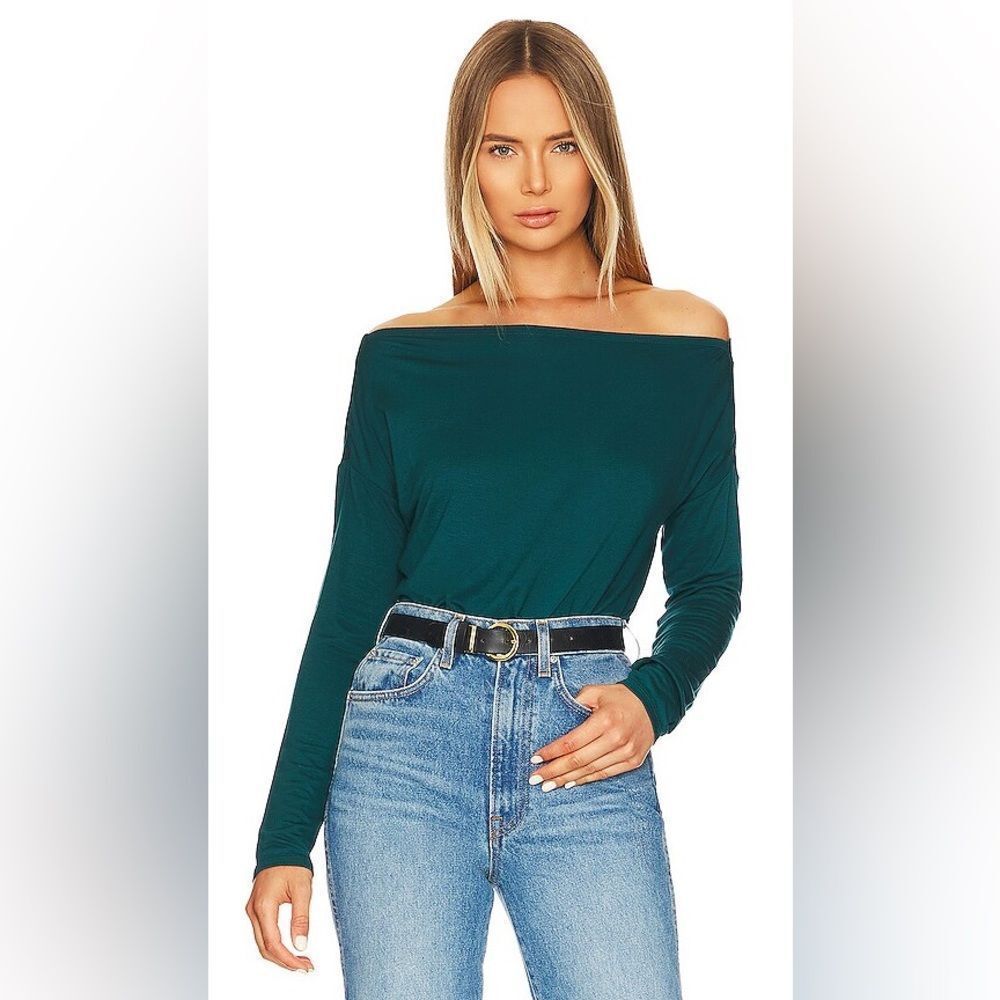 Page Suvi Bodysuit in Midnight Cyan Size M